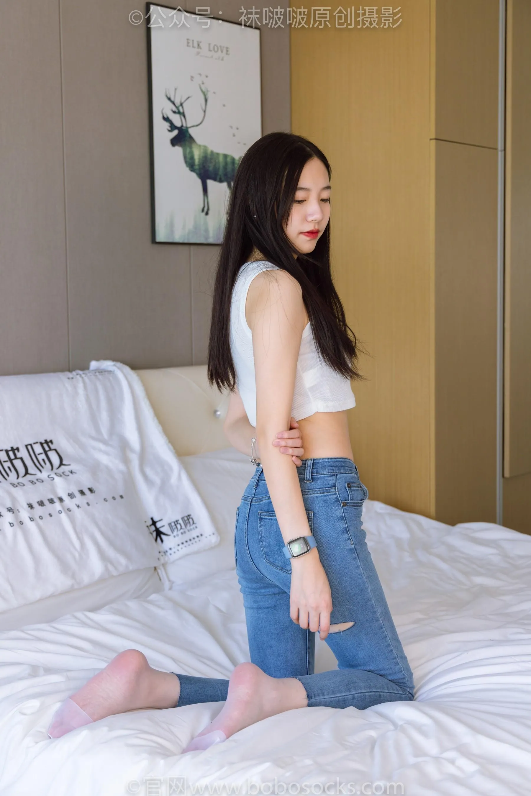 [BoBoSocks袜啵啵]NO.201 小甜豆-高跟鞋、白丝 [87P]插图8